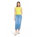 Betty Barclay - 2745 2064 Gele top geribbelde stof.